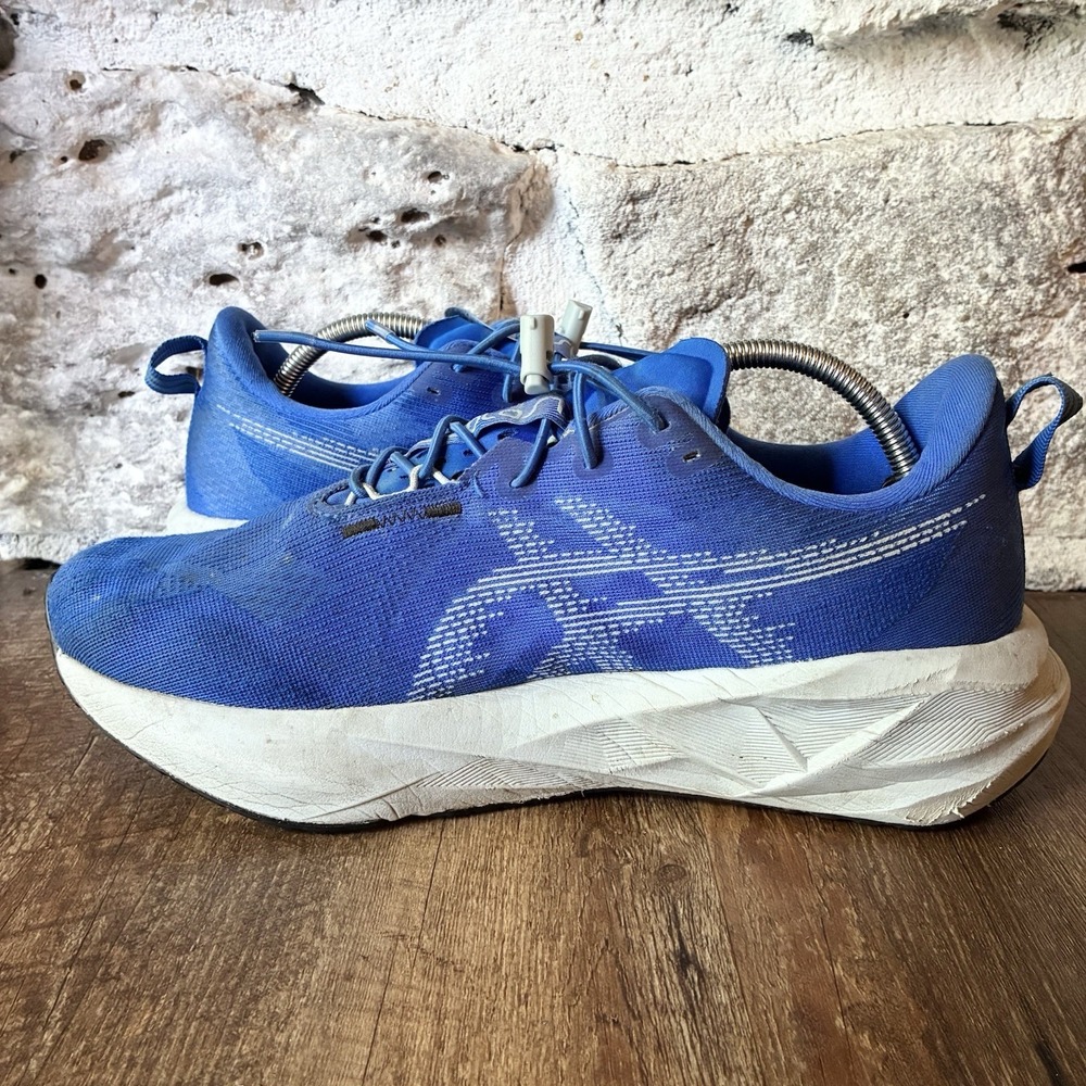 Asics Novablast 5 Cushioned Comfort Running Walking Shoes Blue Mens 11 - Picture 6 of 9